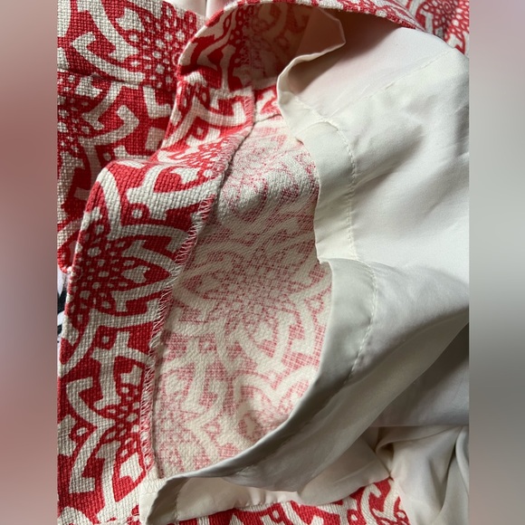 J. Crew Basketweave Pencil Skirt Geometric Pattern - Picture 5 of 7